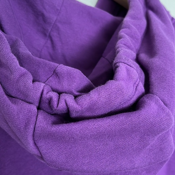 Nike - Sportswear Club Purple Cotton Hoodie Pullover  - Women's Plus 2x - Picture 8 of 10